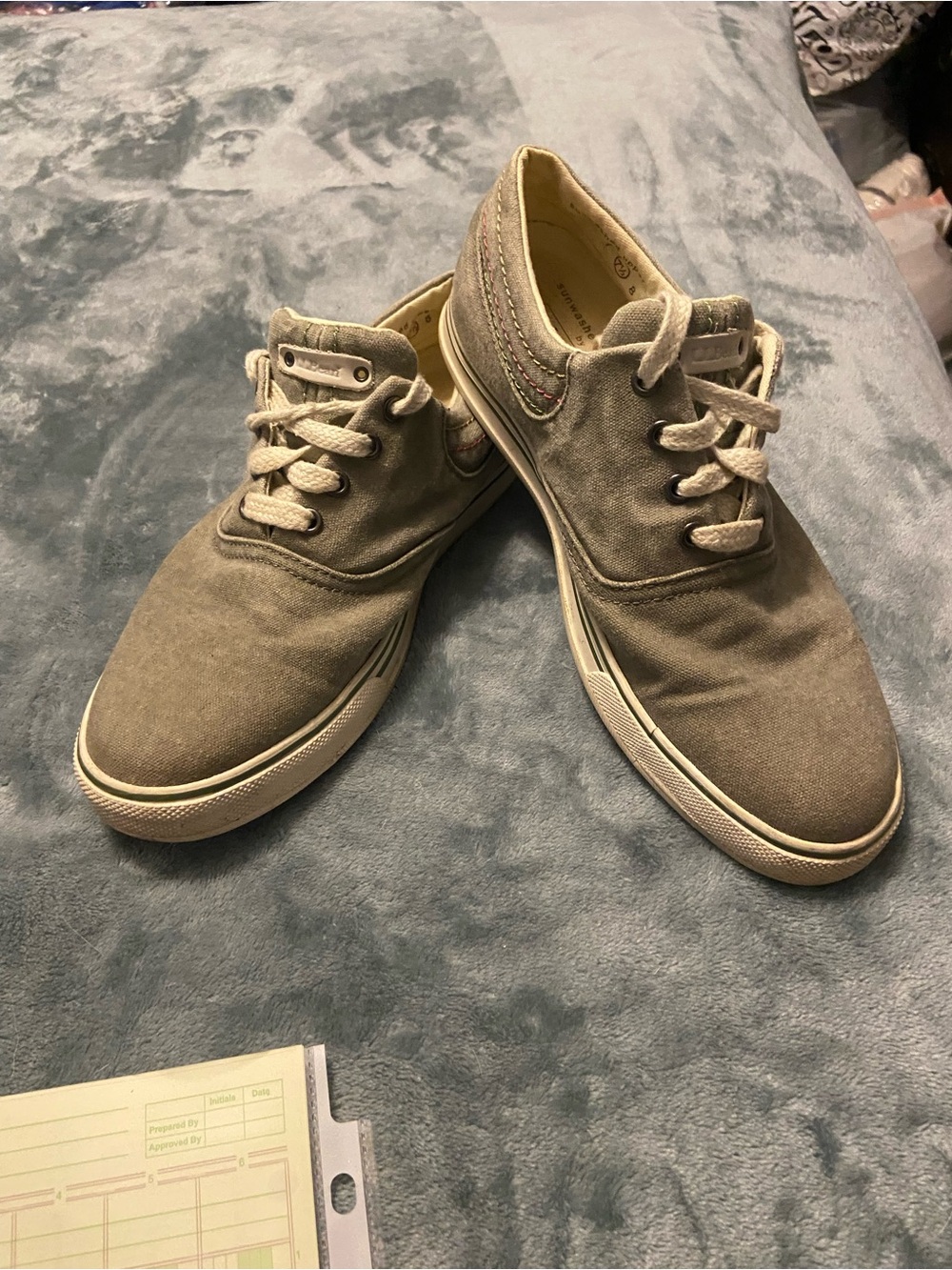 L.L. Bean Women's Canvas Lace-Up Sneakers in Taupe